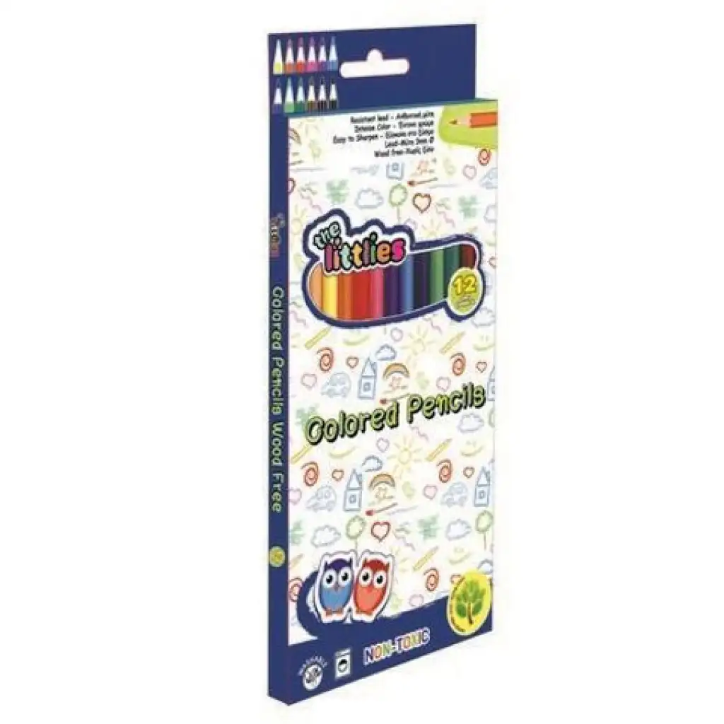 imagen de Juego de lápices de colores sin madera de 12 unidades 1