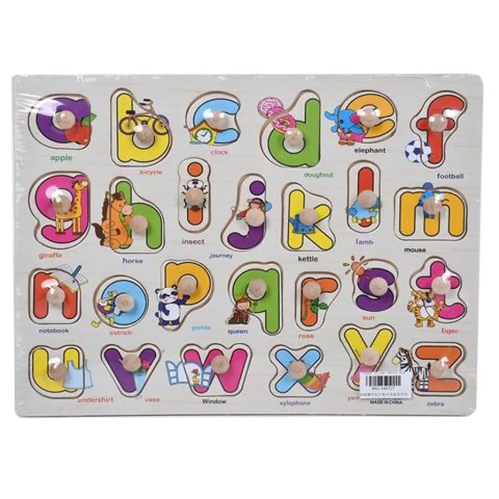 imagen de Juego de letras pequeñas de madera de colores 1