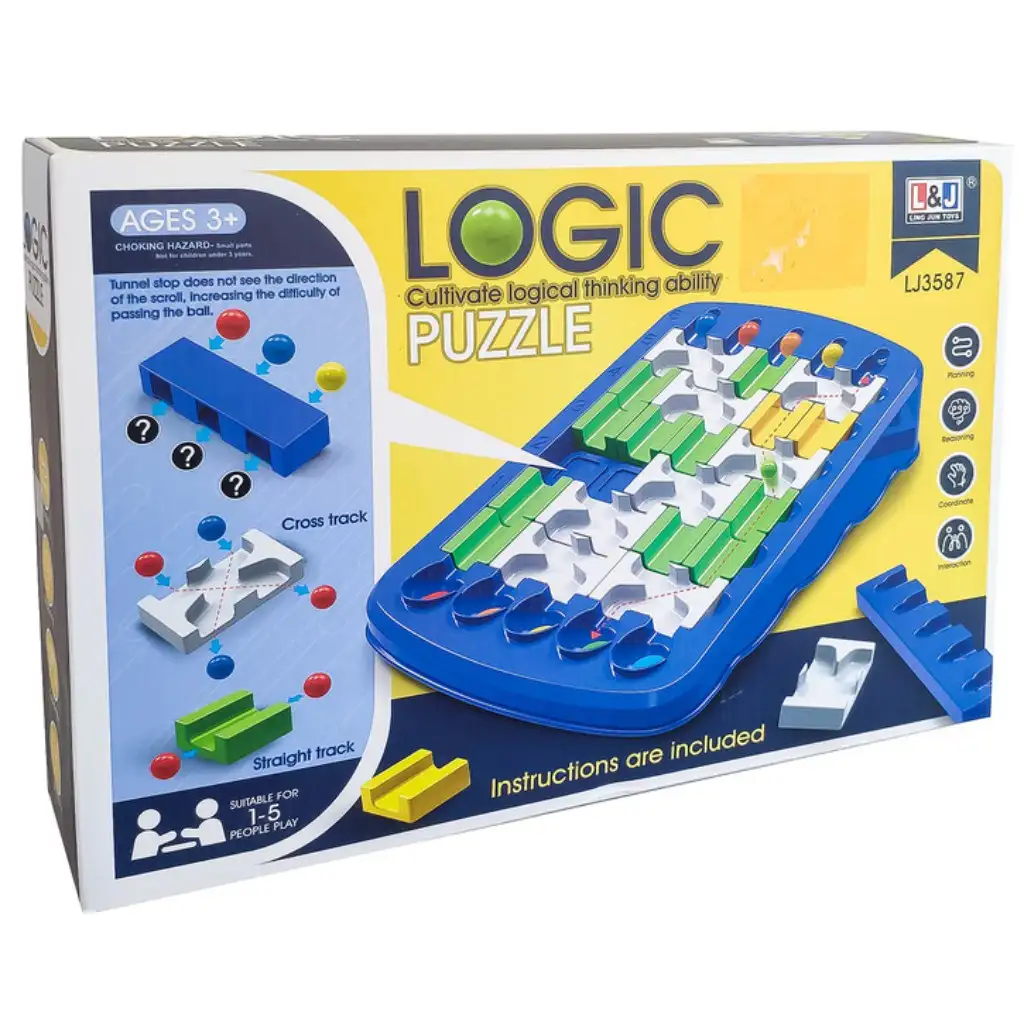 imagen de Juego de lógica de tobogán de bolas 1