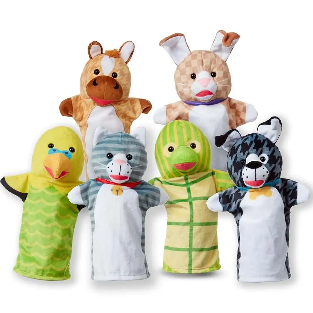 imagen de Juego de marionetas de 6 animales - Melissa & Doug 2