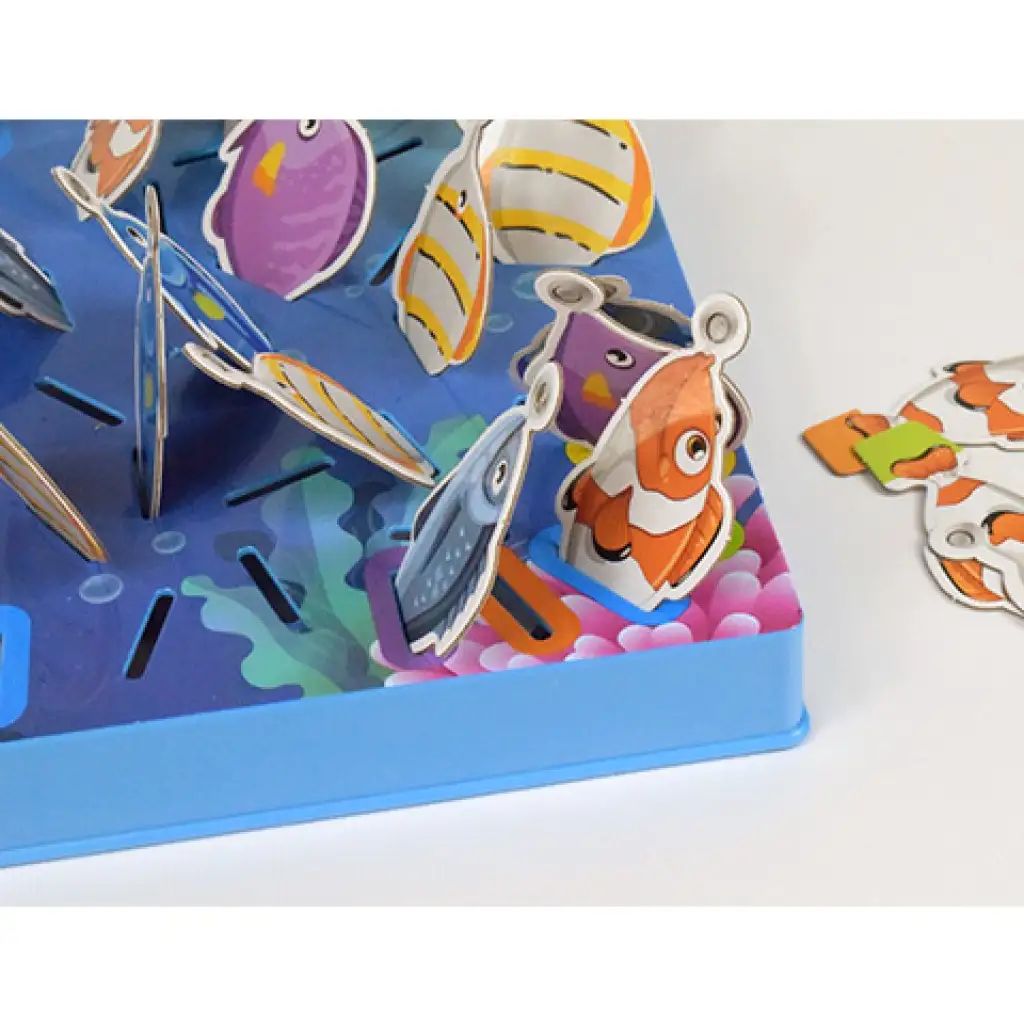 imagen de Juego de memoria de pesca con peces y cañas de pescar 6