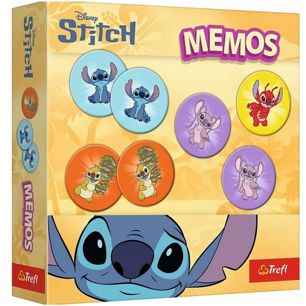 imagen de Juego de memoria Disney Stitch - Trefl 1