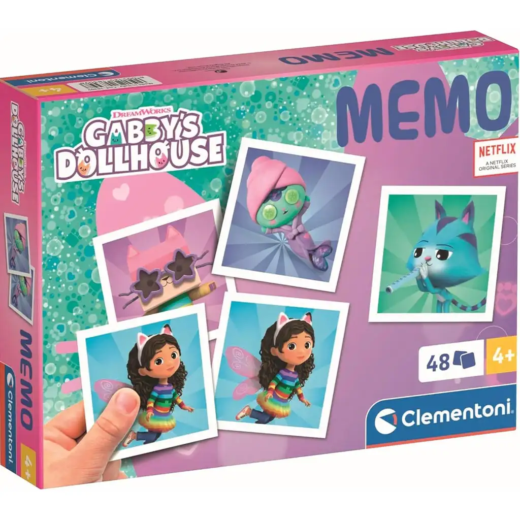 imagen de Juego de memoria Gabi Casa de Muñecas 48 piezas - Clementoni 1