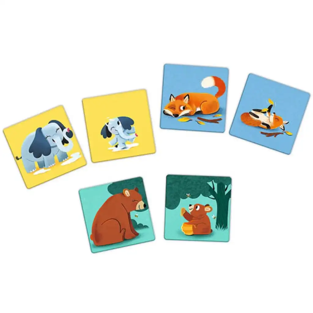 imagen de Juego de memoria Maxi de animales 24 piezas - Trefl 2