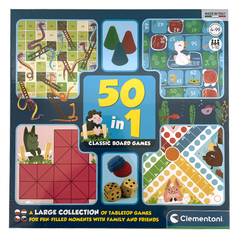 imagen de Juego de mesa 50 en 1 - Clementoni 1