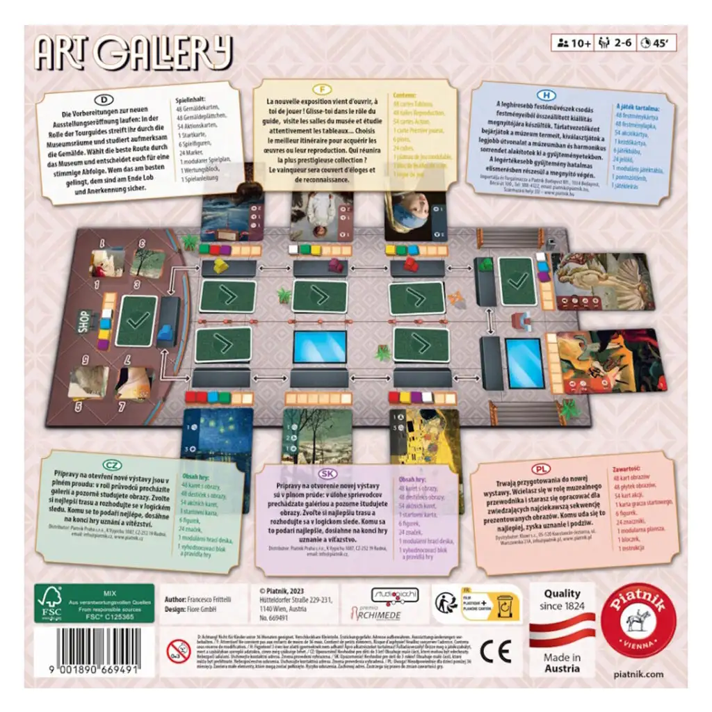 imagen de Juego de mesa Art Gallery - Piatnik 3