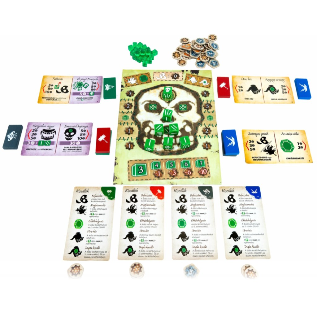 imagen de Juego de mesa Cráneos Esmeralda 3