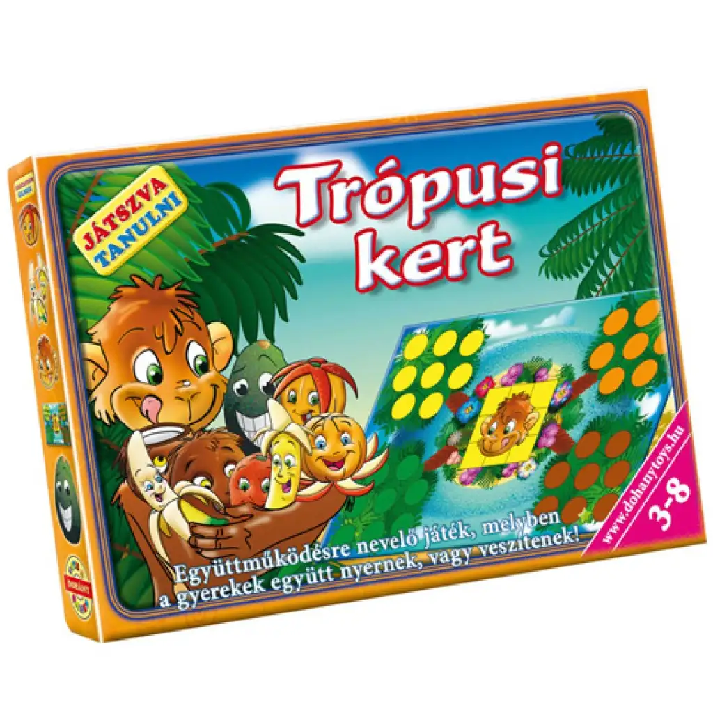 imagen de Juego de mesa de desarrollo de habilidades Jardín tropical - D-Toys 1