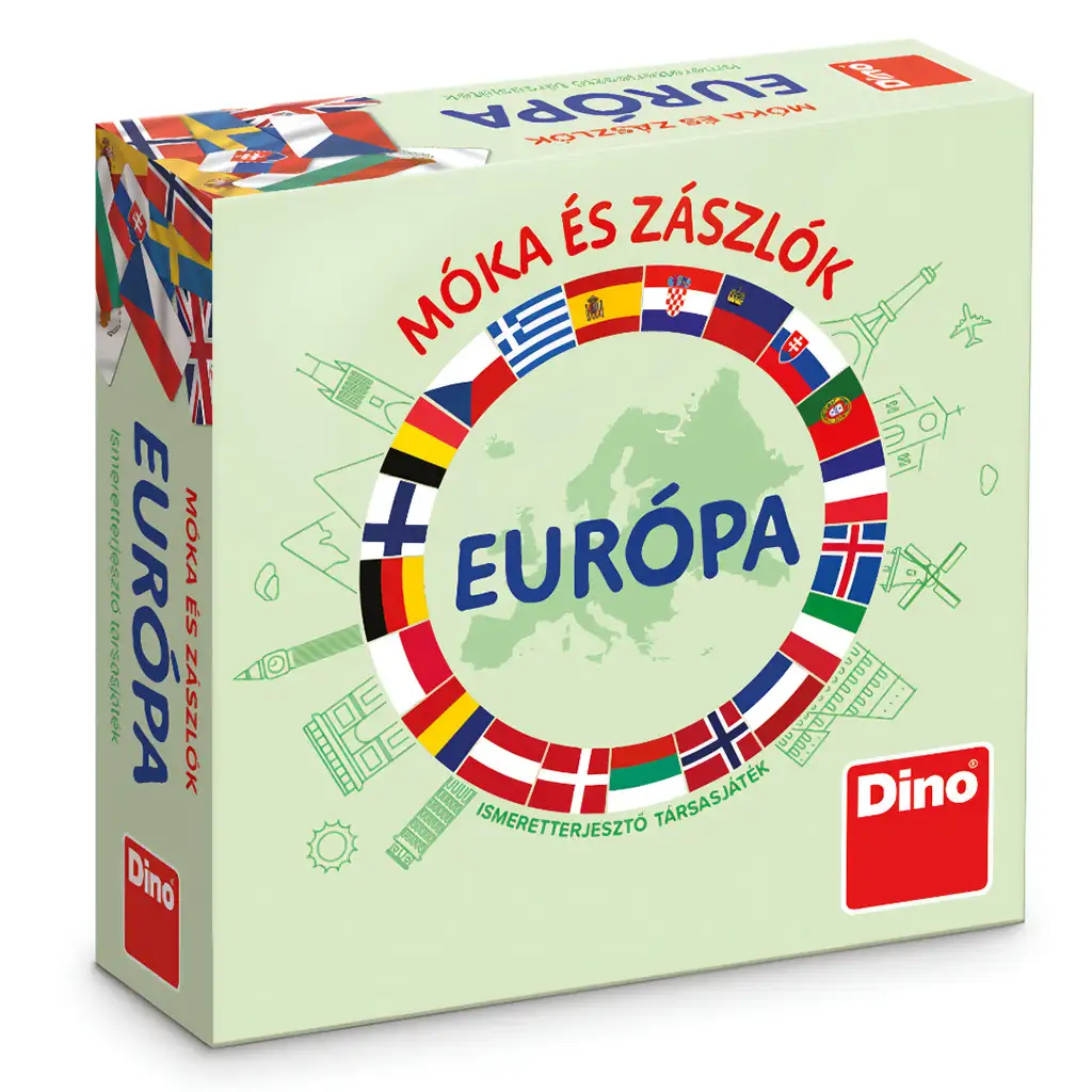 imagen de Juego de mesa de diversión y banderas - Dino 2