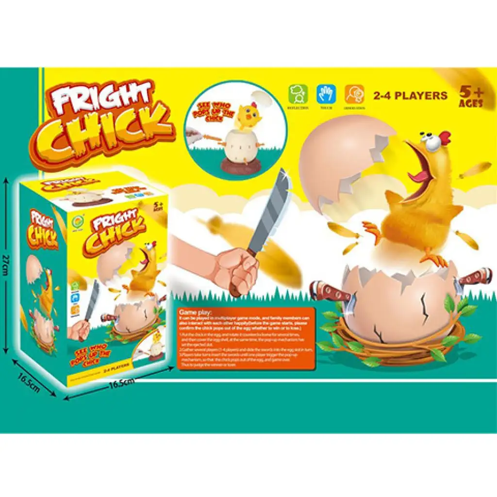 imagen de Juego de mesa de pollo asustado 2