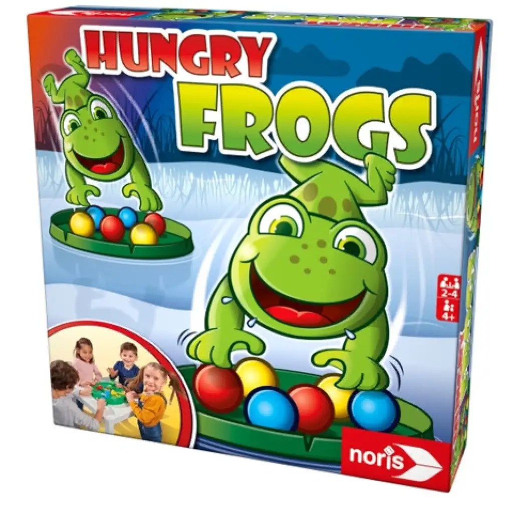 imagen de Juego de mesa de ranas hambrientas - Noris 1