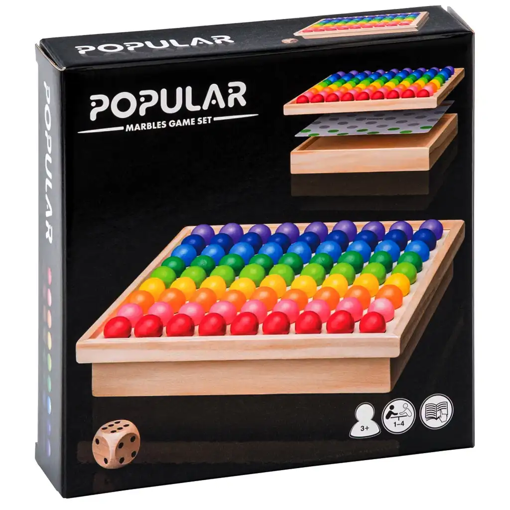imagen de Juego de mesa lógico de bolas arcoíris - Woodyland 1