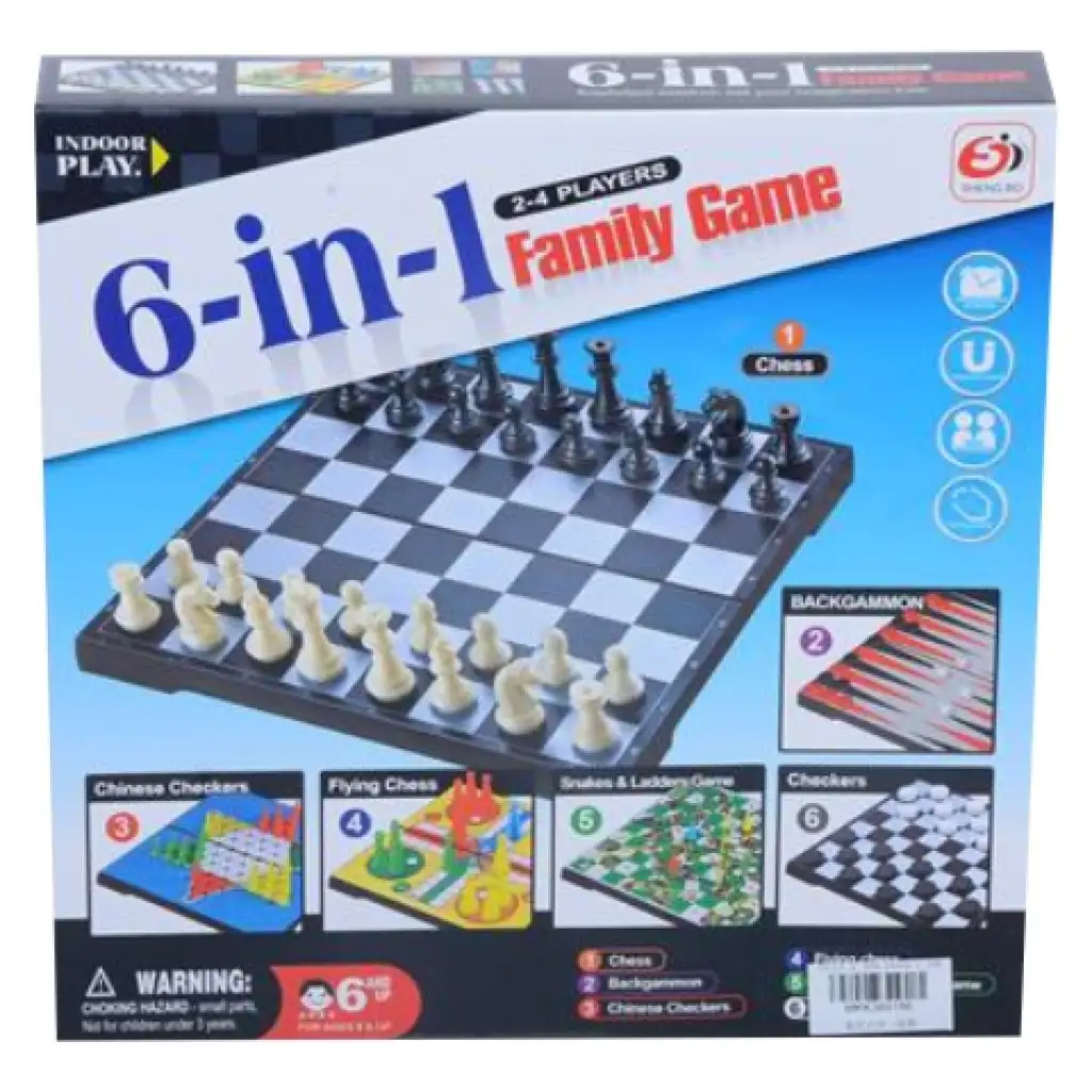 imagen de Juego de mesa magnético 6 en 1 1