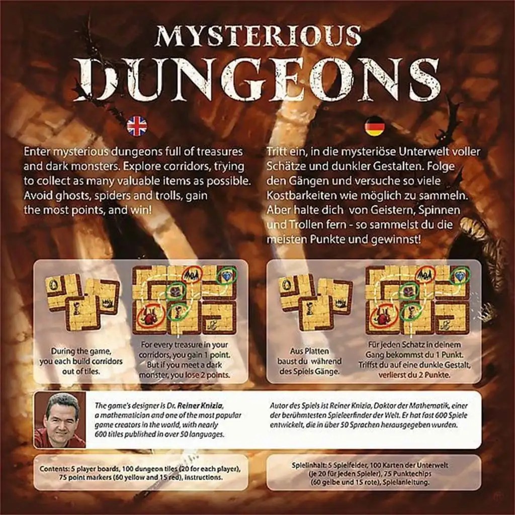 imagen de Juego de mesa Misterious Dungeons - Trefl 3
