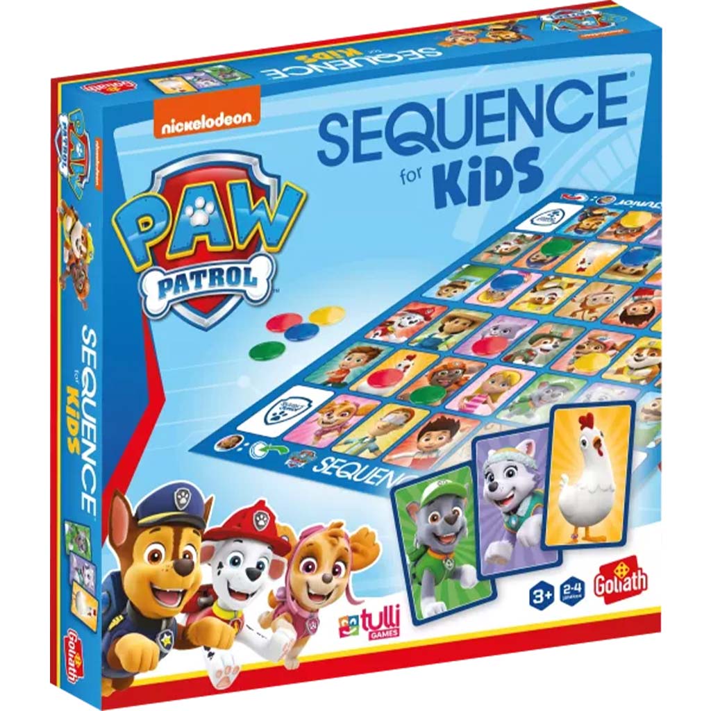 imagen de Juego de mesa Sequence Junior - Edición Patrulla Canina 1