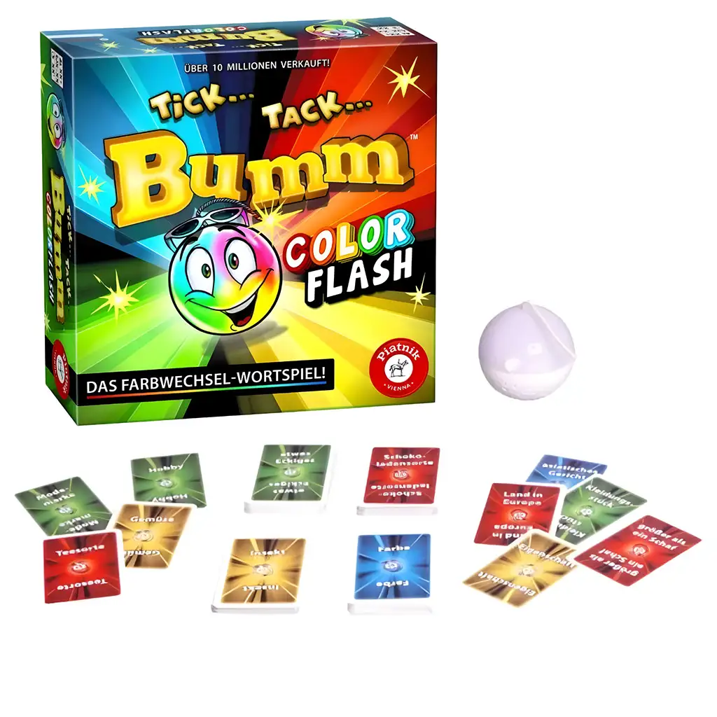 imagen de Juego de mesa Tick Tack Bumm Color Flash - Piatnik 3