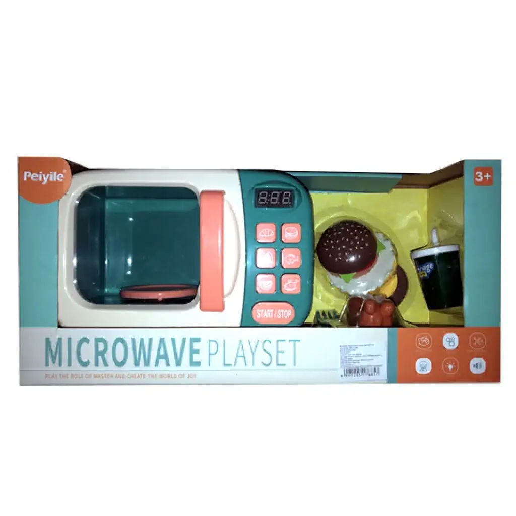 imagen de Juego de microondas eléctrico con alimentos y accesorios 1