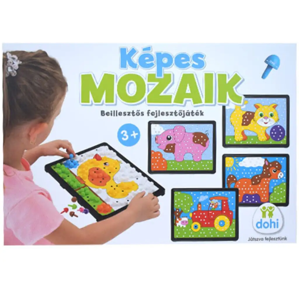 imagen de Juego de mosaico grande con imágenes para insertar 1