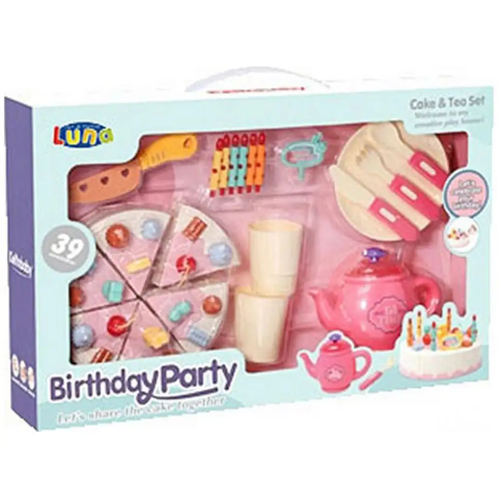 imagen de Juego de pastel de cumpleaños de 39 piezas 1
