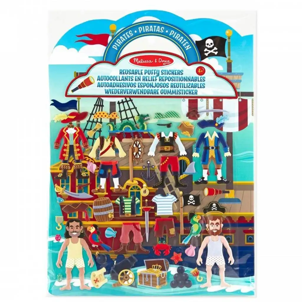 imagen de Juego de pegatinas de piratas - Melissa & Doug 1