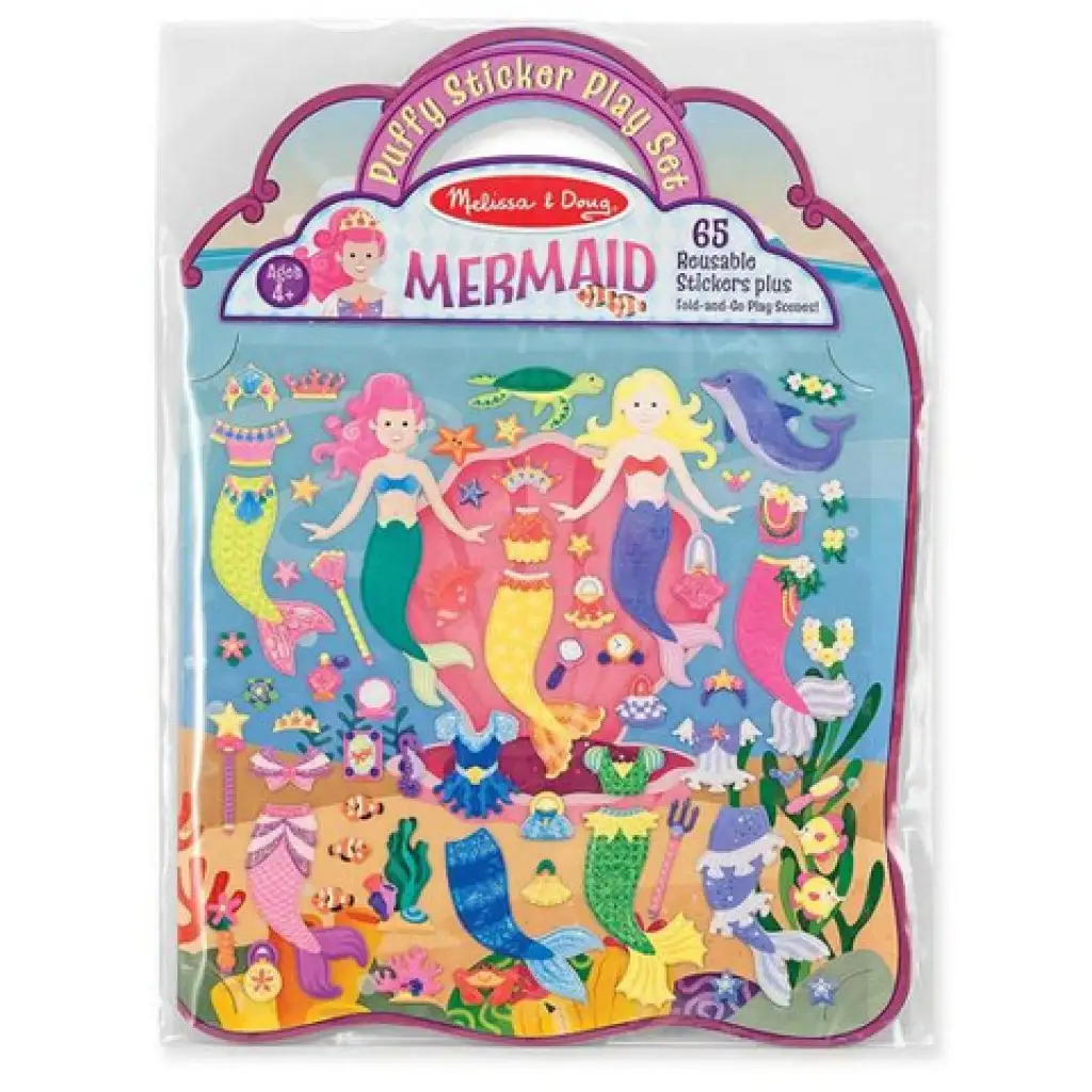 imagen de Juego de pegatinas de sirena en relieve - Melissa & Doug 1