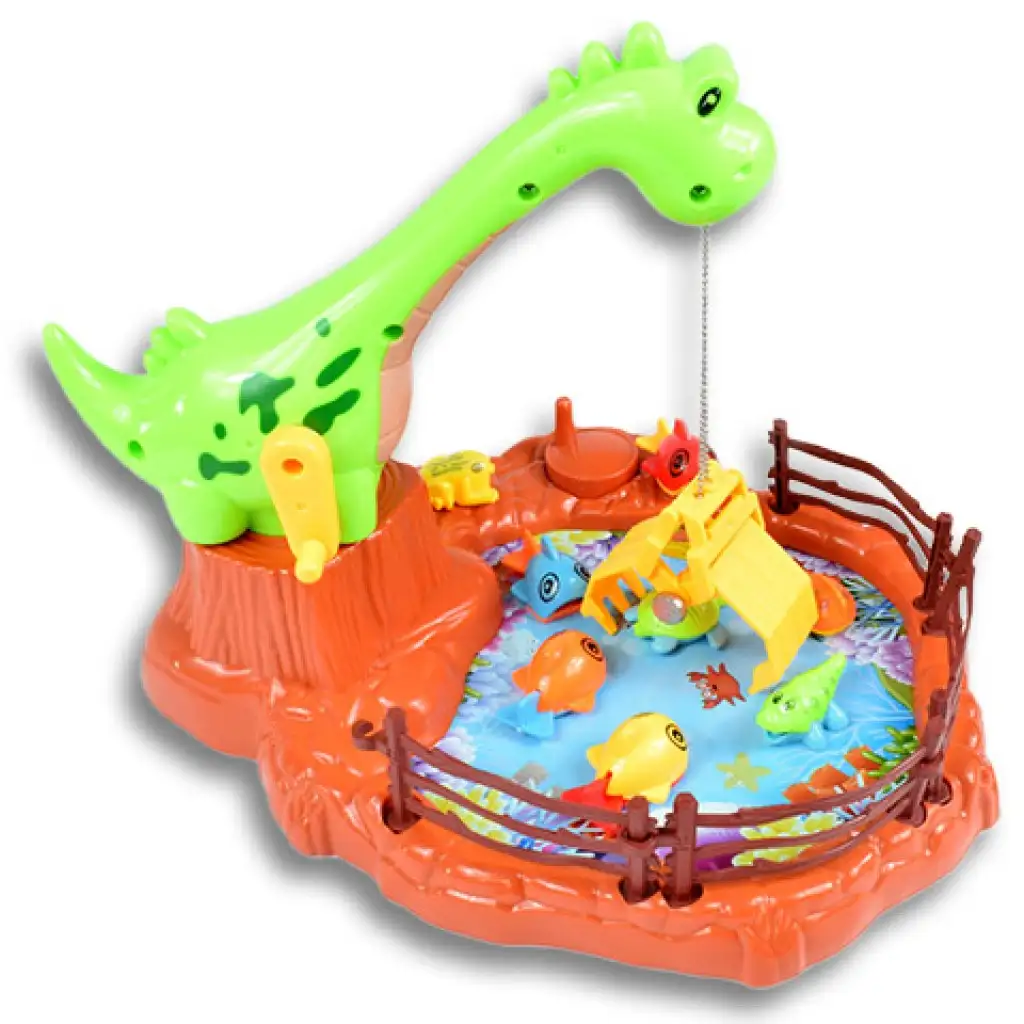 imagen de Juego de pesca de dinosaurios con grúa 2