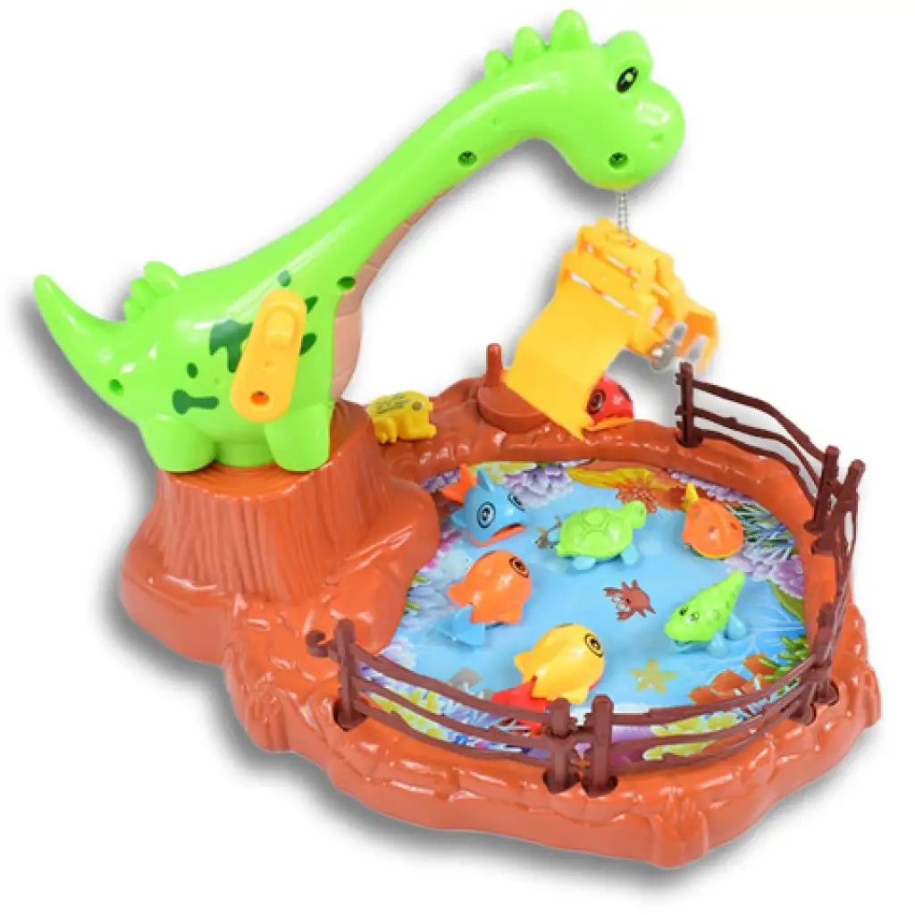 imagen de Juego de pesca de dinosaurios con grúa 3