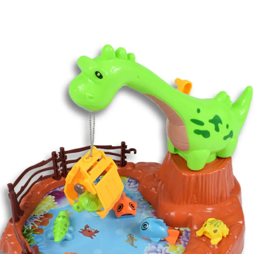 imagen de Juego de pesca de dinosaurios con grúa 5