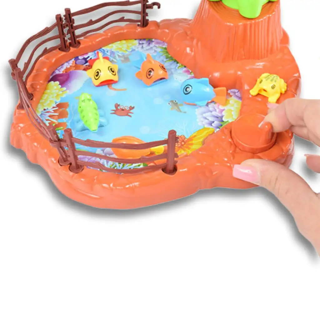 imagen de Juego de pesca de dinosaurios con grúa 7