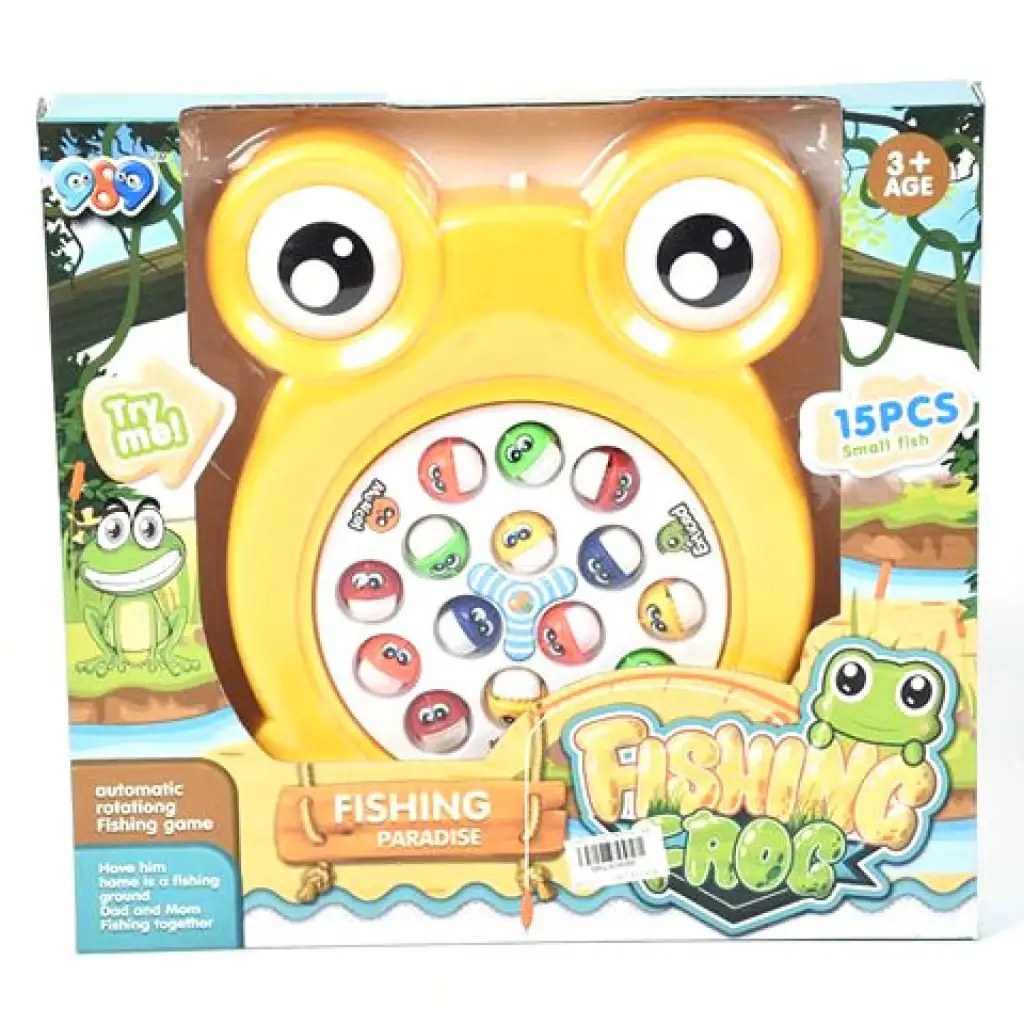 imagen de Juego de pesca eléctrico de rana 15 piezas 1