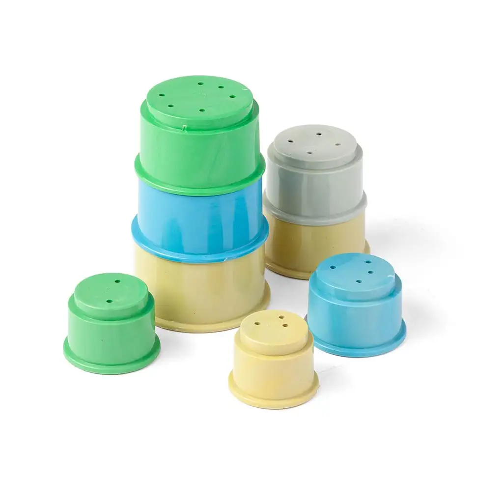 imagen de Juego de pirámide de tazas de construcción de 8 piezas de RePlay reciclado 3