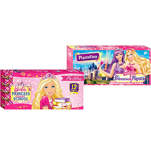 imagen de Juego de plastilina Barbie 12 colores 1