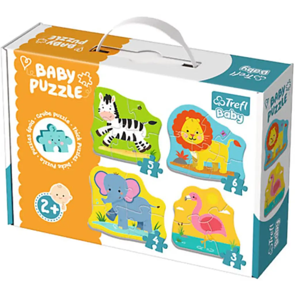 imagen de Juego de puzzle de animales de safari para bebés - Trefl 1