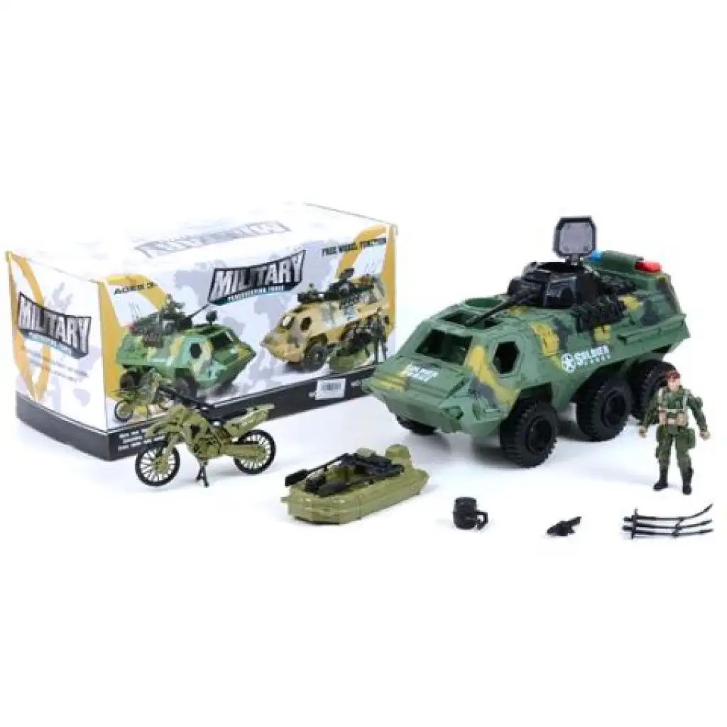 imagen de Juego de set de vehículo militar AMV blindado en dos variantes de color 1