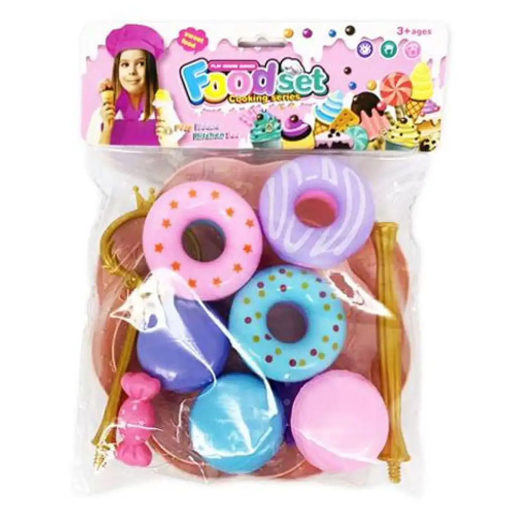 imagen de Juego de tazón de pasteles con donuts 1