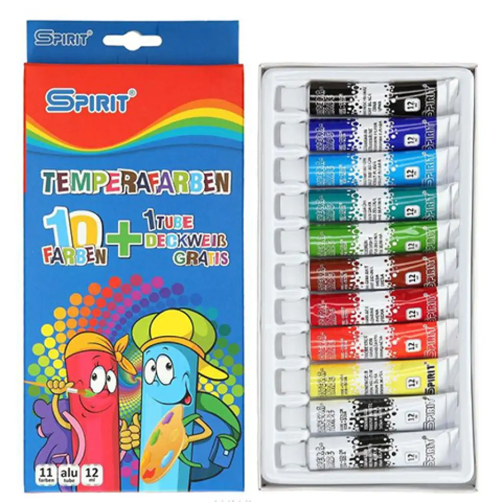 imagen de Juego de témpera de colores 11x12ml 1