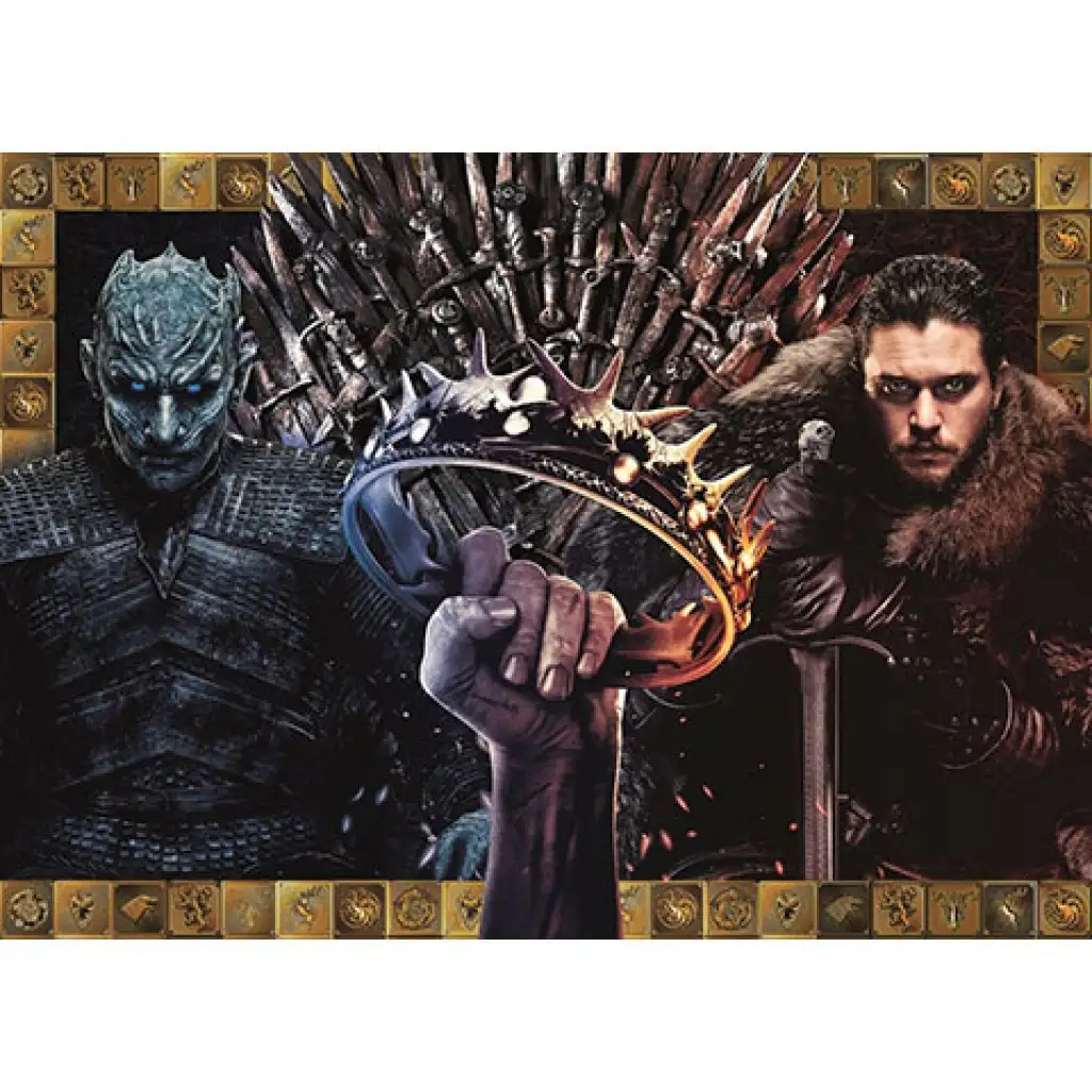 imagen de Juego de Tronos: Puzzle de 1000 piezas de la casa Stark - Clementoni 2