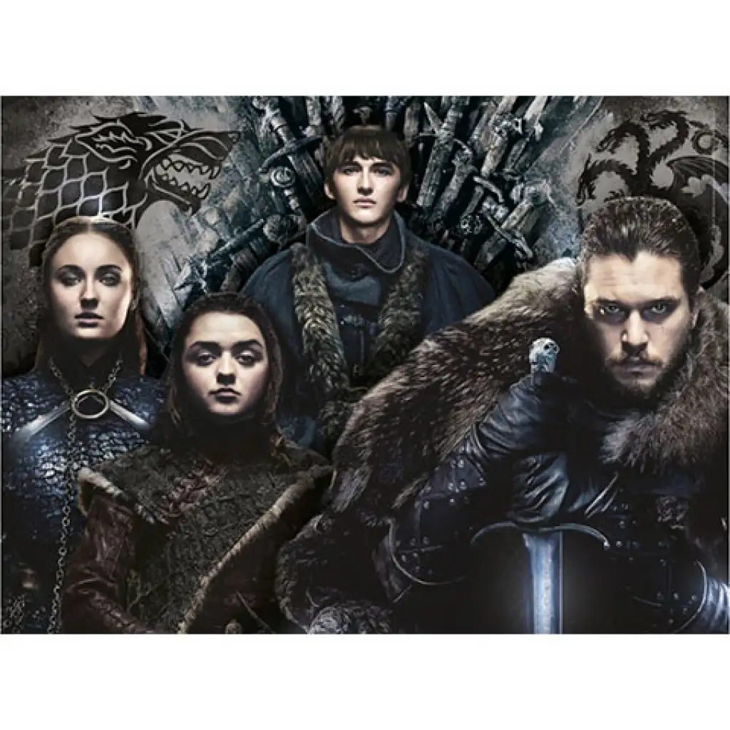 imagen de Juego de Tronos: Puzzle de 500 piezas de la casa Stark - Clementoni 2