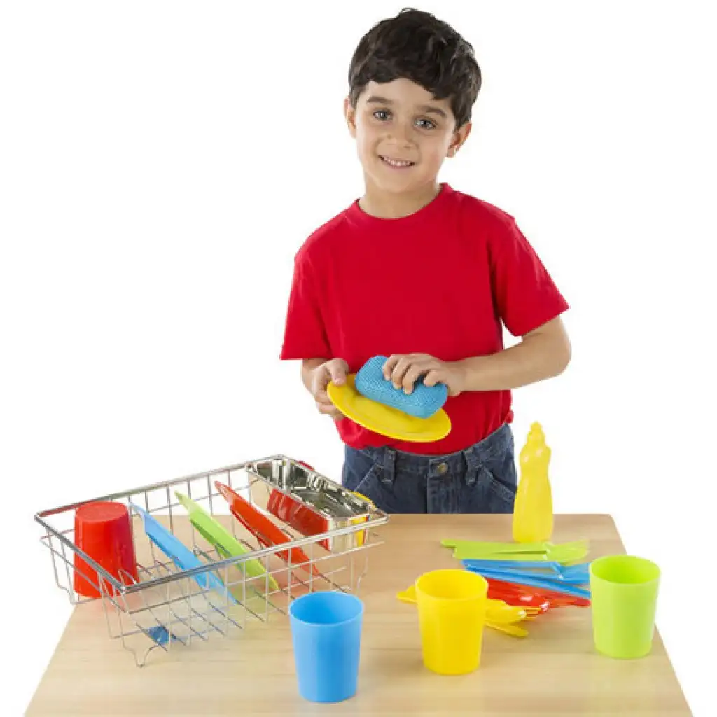 imagen de Juego de utensilios de cocina para hornear y cocinar con escurridor - Melissa & Doug 2