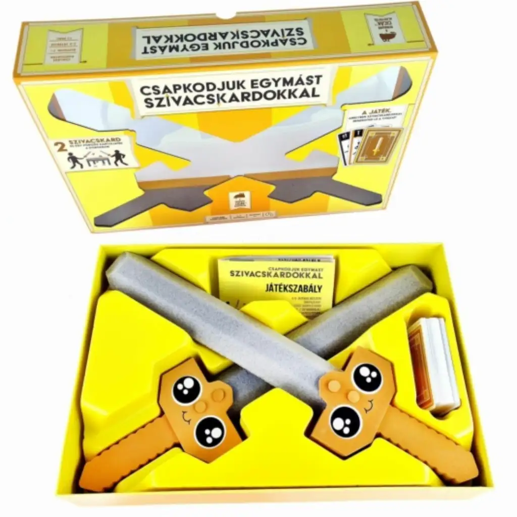 imagen de Juguemos a golpearnos con espadas de espuma juego de mesa 2