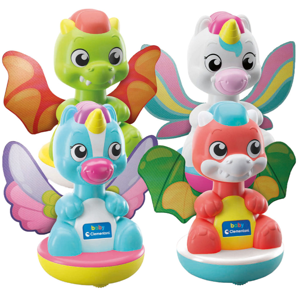 imagen de Juguete de bebé Spin & Dream unicornio y dragón 1ud - Clementoni 2