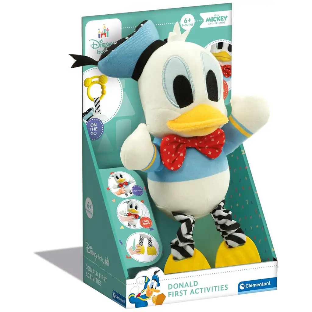 imagen de Juguete de peluche suave de Disney Donald Pato - Clementoni 1