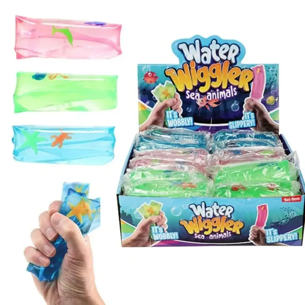 imagen de Juguete de serpiente de agua con animales marinos en varias versiones 1ud 3