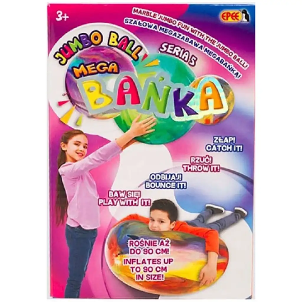 imagen de Jumbo Ball 5. serie bola gigante de mármol colorido 90cm varios modelos 1ud 1