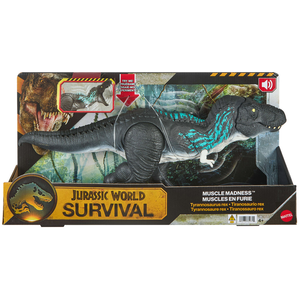 imagen de Jurassic World Colosal Ataque T-rex - Mattel 1