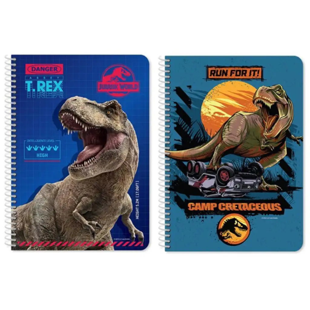 imagen de Jurassic World - cuaderno T-rex en dos versiones A4 60 hojas 1