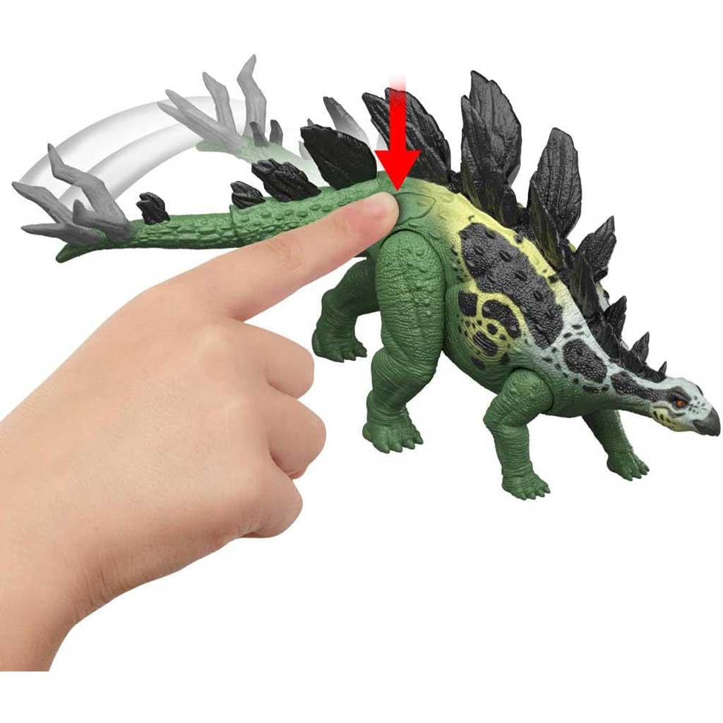 imagen de Jurassic World: Gigante atacante Stegosaurus con sonido - Mattel 3