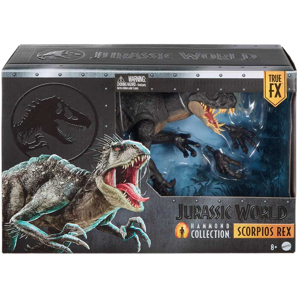 imagen de Jurassic World: Hammond Collection - Scorpius Rex dinosaurio - Mattel 1