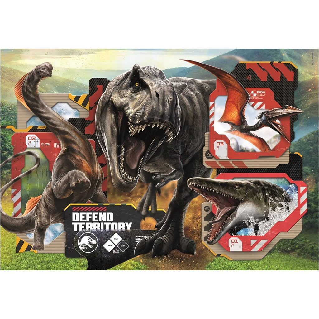 imagen de Jurassic World Maxi Super Color rompecabezas de 24 piezas - Clementoni 2