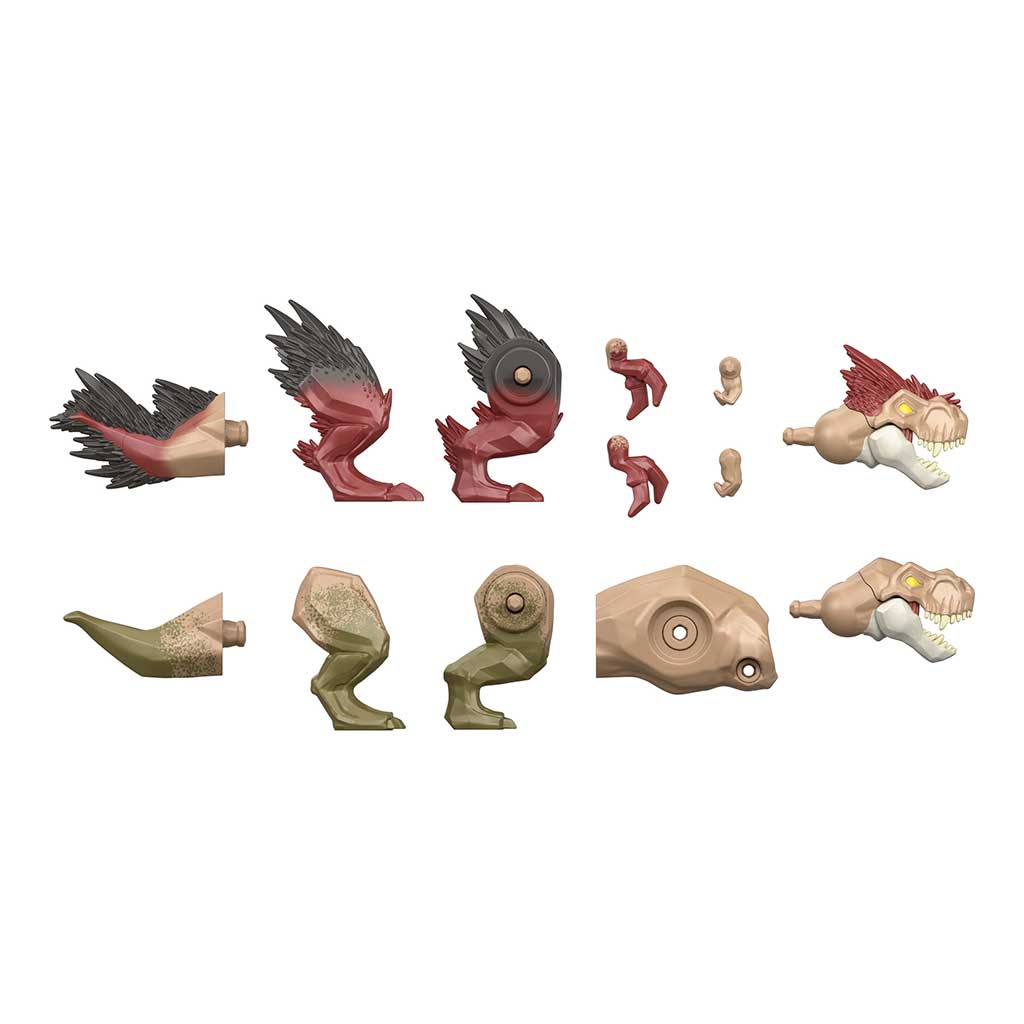 imagen de Jurassic World: Mayhem Mix-Ups DIY Mutante dino T-Rex - Mattel 2
